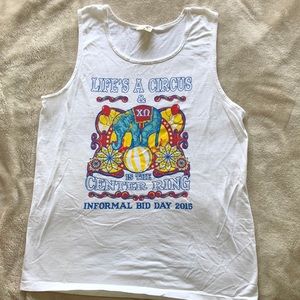 CHI OMEGA, COMFORT COLORS, medium tank top